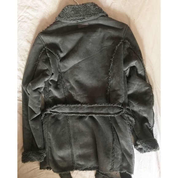 Dimensione Danza | Green Suede Jacket - Picture 2 of 3